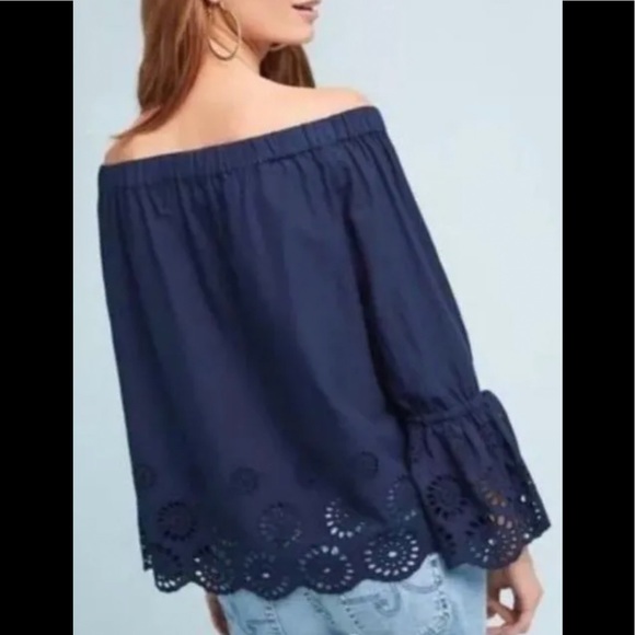 *SALE* Isabella Sinclair Off The Shoulder Eyelet Top - Picture 3 of 7